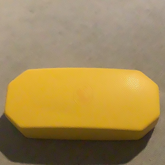 SWAROVSKI Hard Case/Yellow Eyeglass Case & Cleaning Cloth - Picture 7 of 8